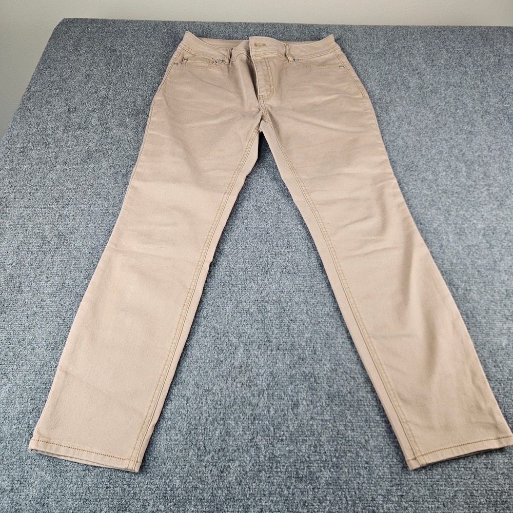 C. Est. 1946 Denim Womens Hi-Rise Straight Leg Pants Tan Khaki Size‎ 8